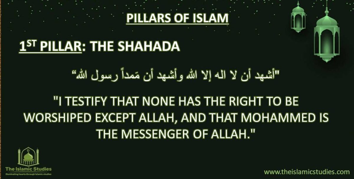 First Pillar of Islam in English